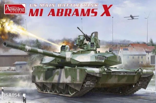 amusing-hobby-35a054-m1-abrams-x-panzer-1-35-modern image 1
