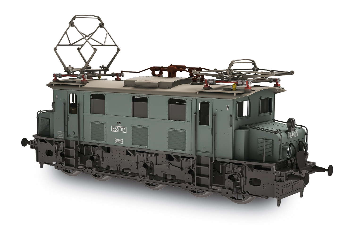 hobbytrain-e88-0-e-lok-drg-grau-ac-sound-ep-ii image 1