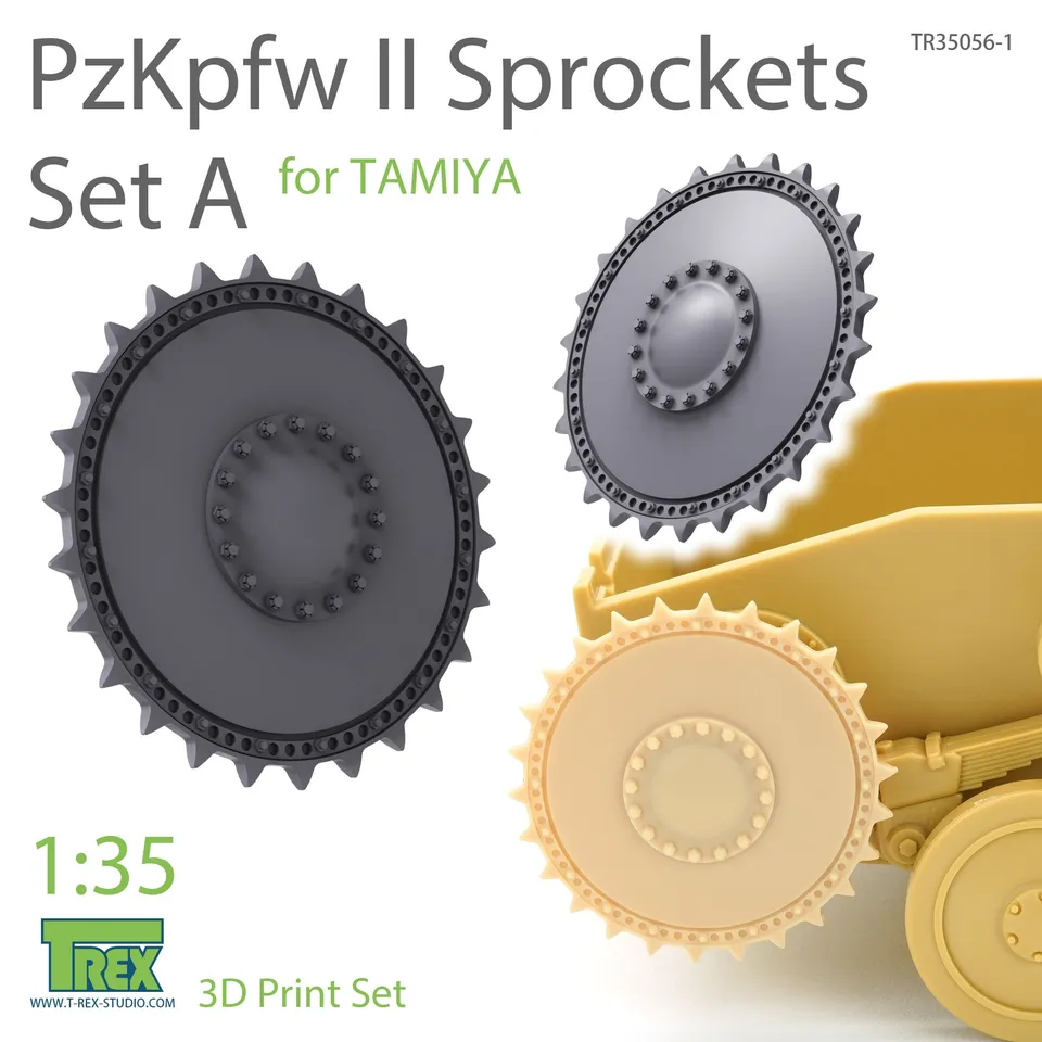 t-rex-35056-1-pzkpfw-ii-antriebsrad-set-a-tamiya-1-35 image 1