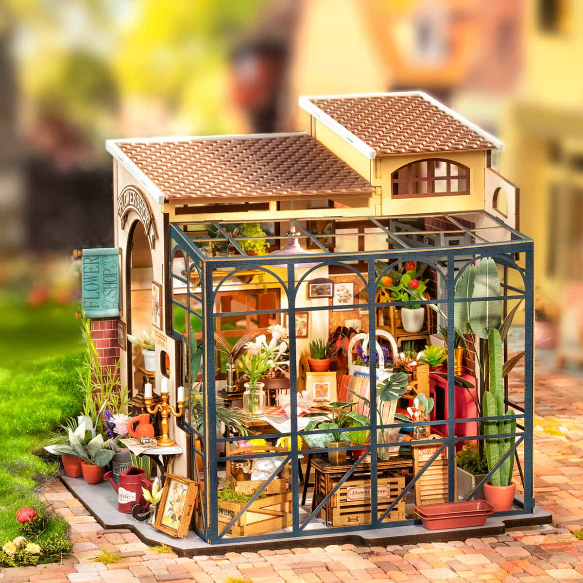 rolife-dg145-emily-s-flower-shop-miniaturhaus-bastelset image 2