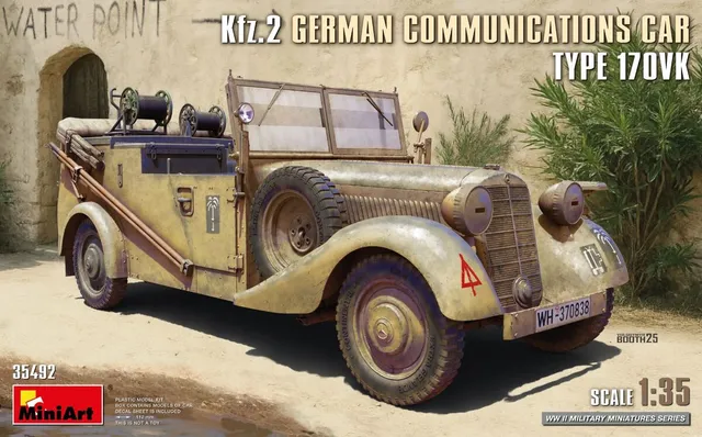 miniart-35492-kfz-2-nachrichtenwagen-170vk-1-35-bausatz image 1