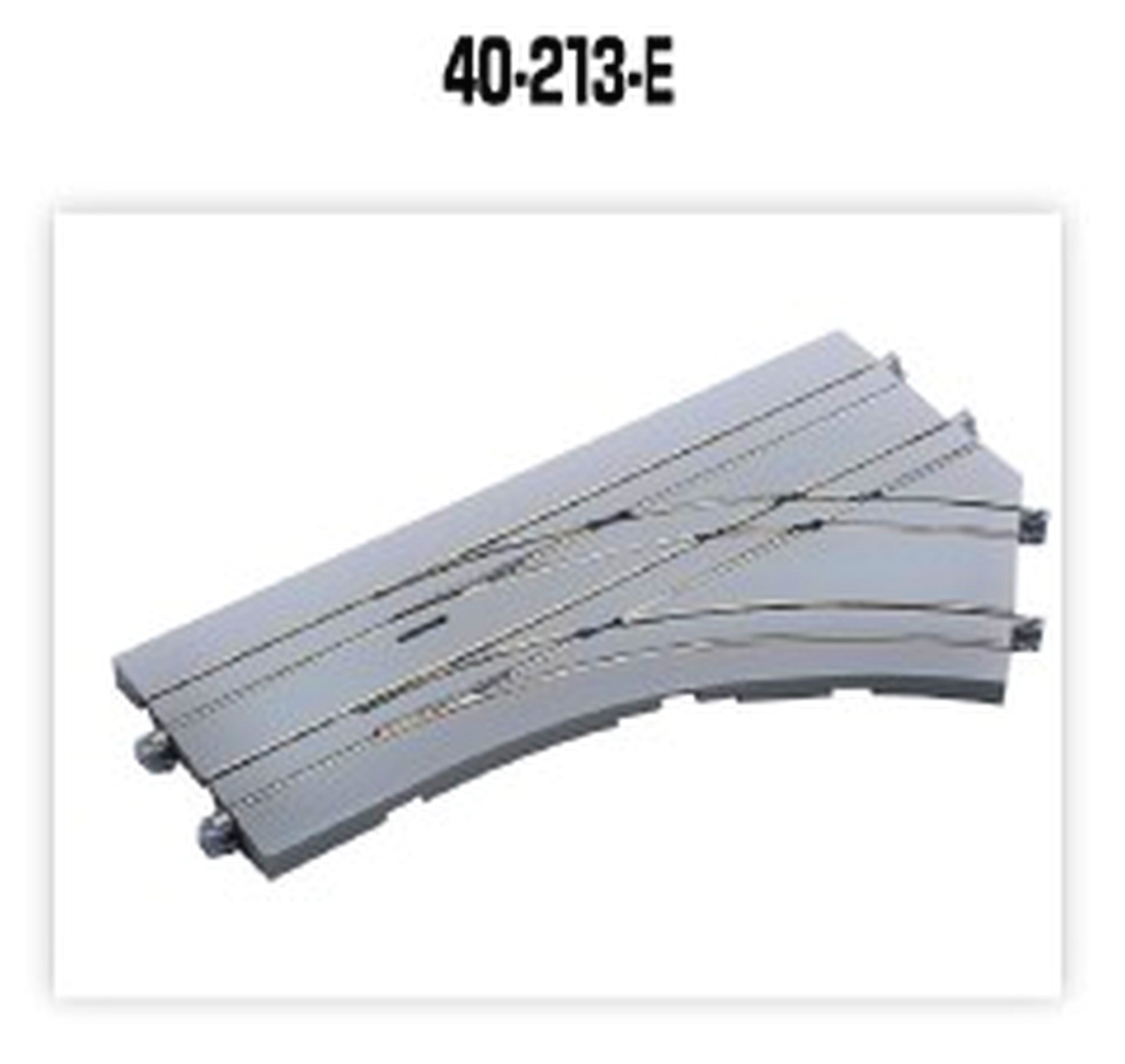 hobbytrain-gleise-unitram-weiche-rechts-r180-unbedruckt image 1