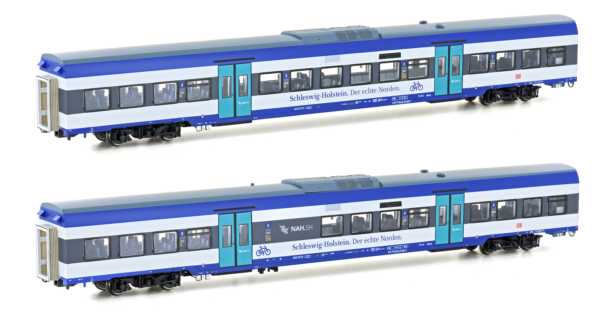 hobbytrain-marschbahn-personenwagen-dbag-ep-vi-ac-2er-set image 1