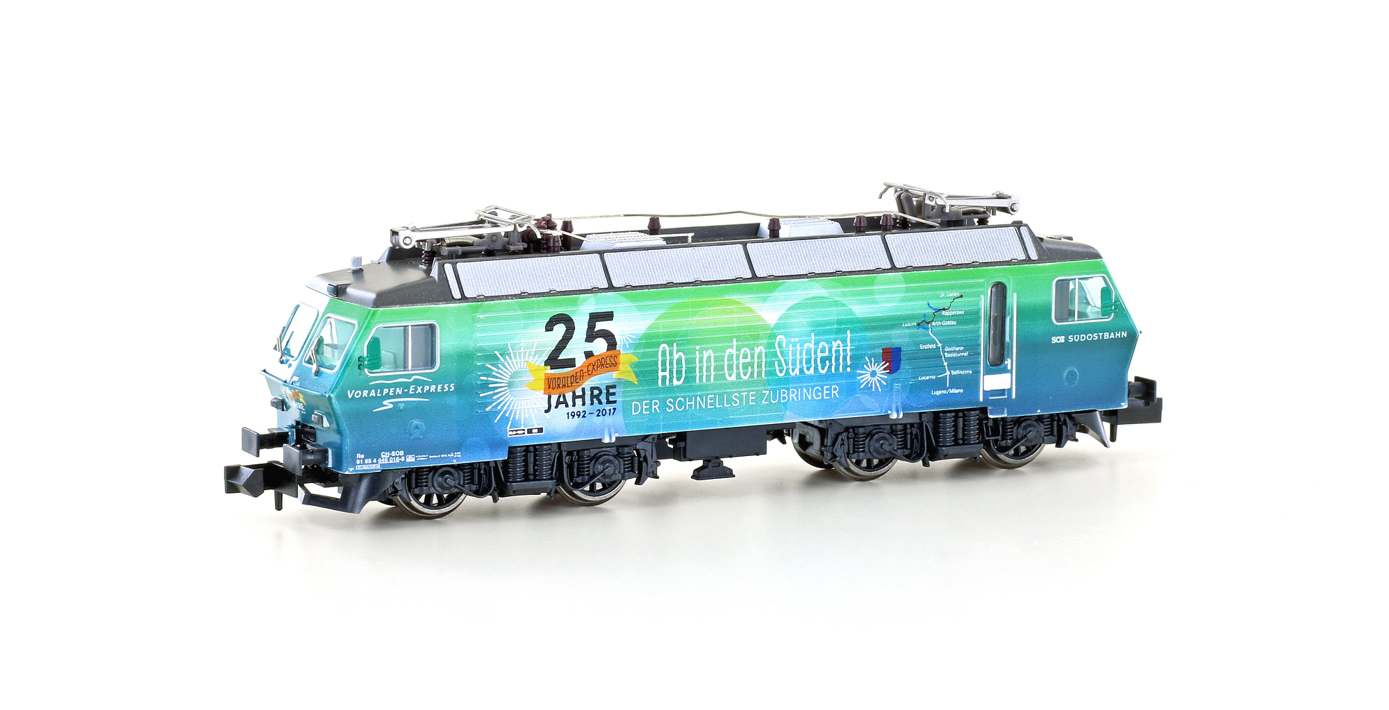 hobbytrain-elektrolok-e-lok-re-446-sob-voralpen-express-lok-ep-vi image 1