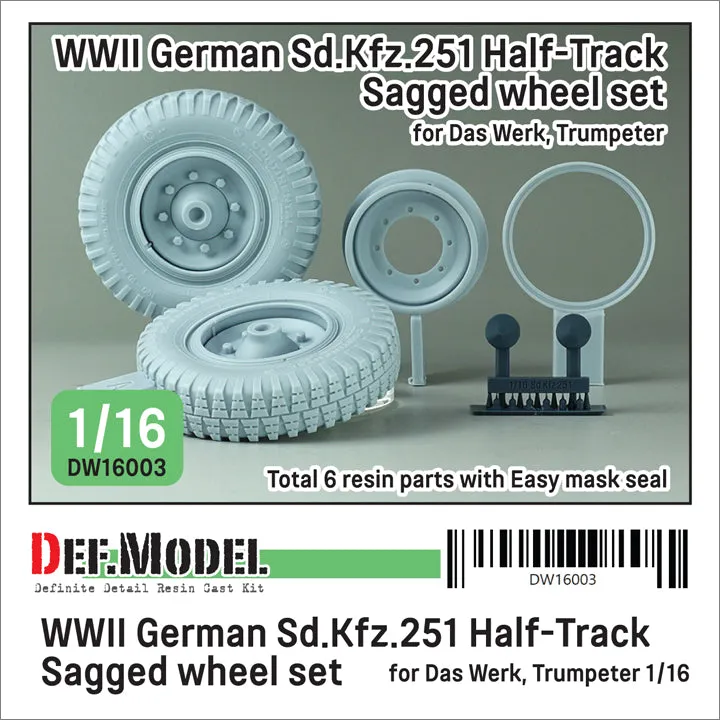 def-model-dw16003-sd-kfz-251-r-der-1-16-resin-set image 1