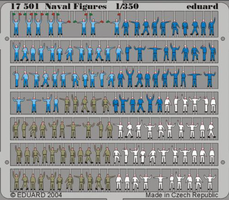 eduard-17501-naval-figures-figuren-1-350-bemalt-schiff image 1