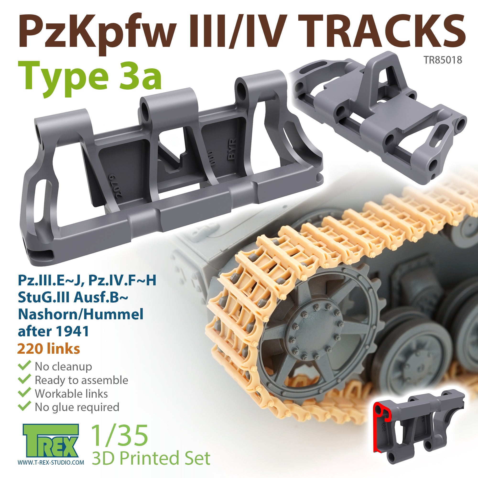 t-rex-85018-pzkpfw-iii-iv-kette-panzerkette-1-35-type-3a image 1
