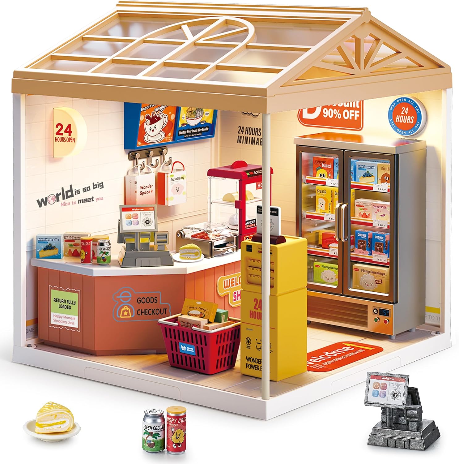 fairy-care-dreamy-bay-scene-shopping-miniaturhaus-92-teile image 2