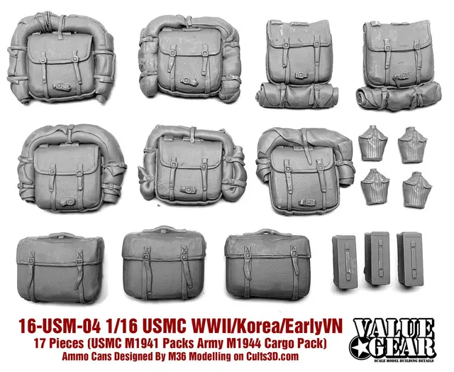 value-gear-16usm04-usmc-m1941-packs-zubeh-r-1-16-17-tlg image 1