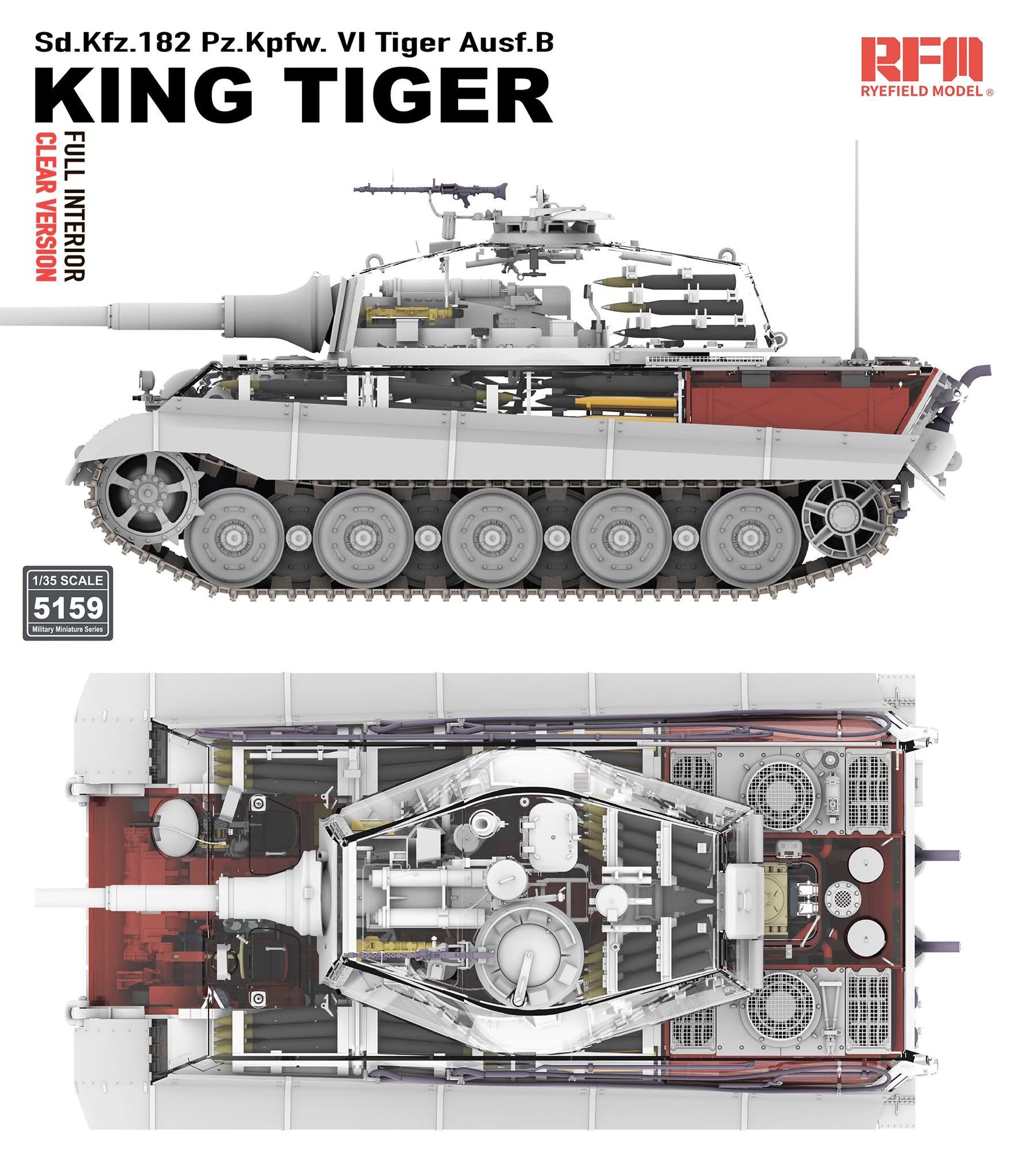 rye-field-5159-1-35-king-tiger-panzermodell-clear-interior image 3