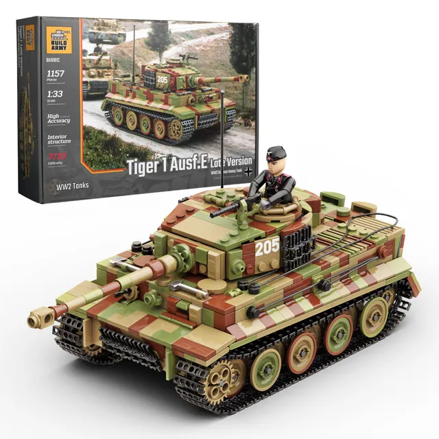 build-army-ba0181c-tiger-i-ausf-e-panzermodell-tarnung-1-33 image 1
