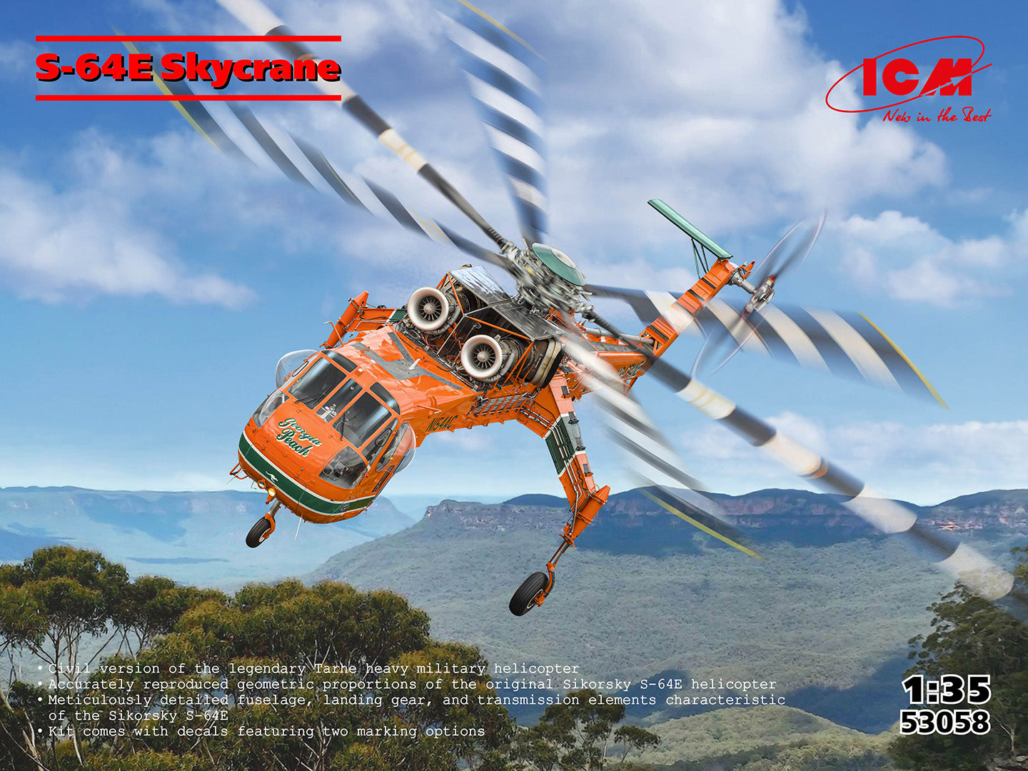 icm-53058-sikorsky-s-64e-skycrane-hubschrauber-1-35 image 2