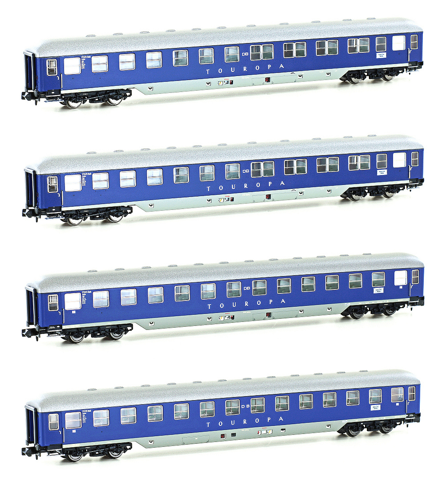 hobbytrain-touropa-liegewagen-set-db-ep-iiib-4-tlg-set-1 image 1