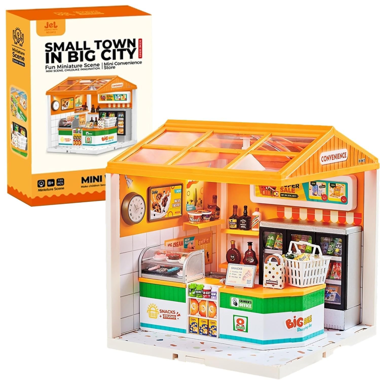 jiaerle-toys-mini-world-0412-mini-shop-diorama-bausatz-123-teile image 2
