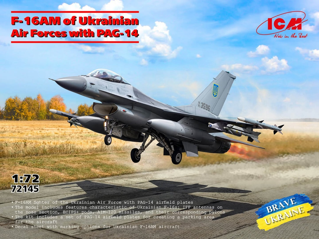 icm-72145-f-16am-ukraine-flugzeug-bausatz-1-72-pag-14 image 1