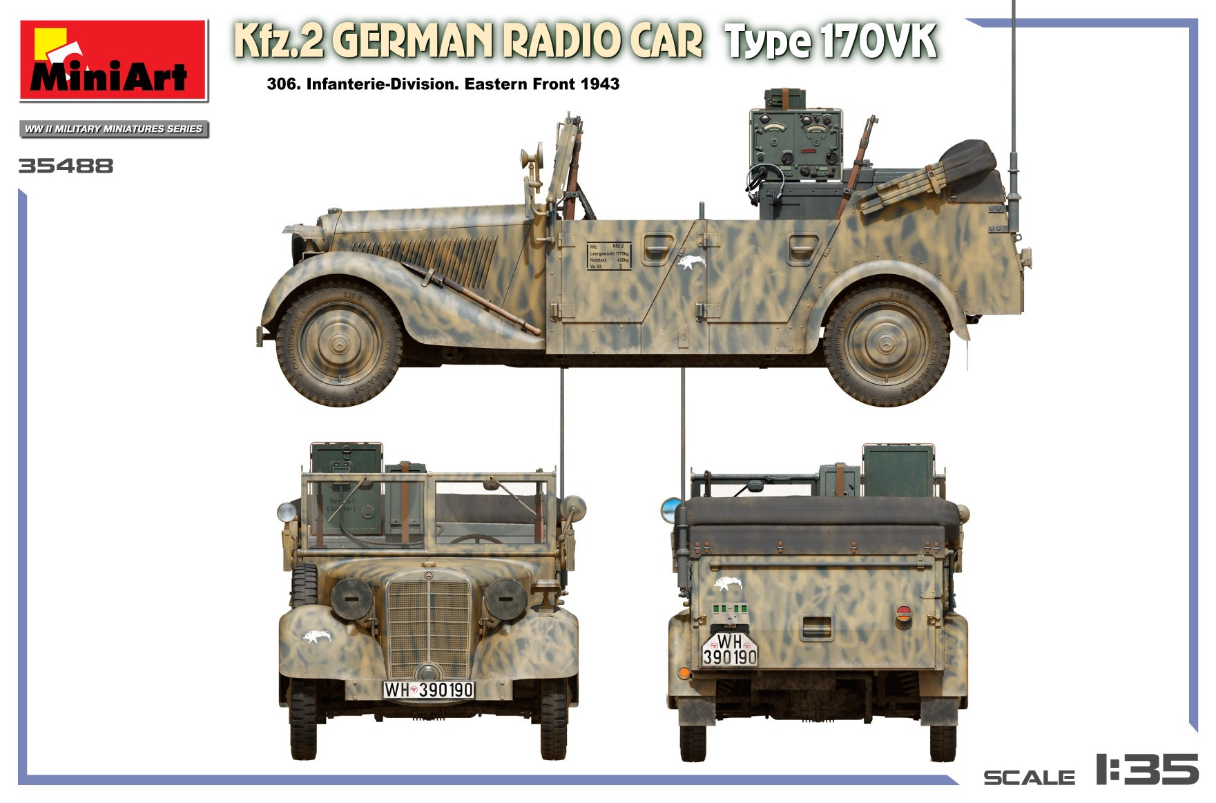 miniart-35488-kfz-2-funkwagen-170vk-1-35-bausatz image 2