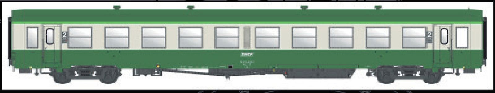 hobbytrain-usi-b10t-u61-personenwagen-sncf-2-kl-ep-iv image 1
