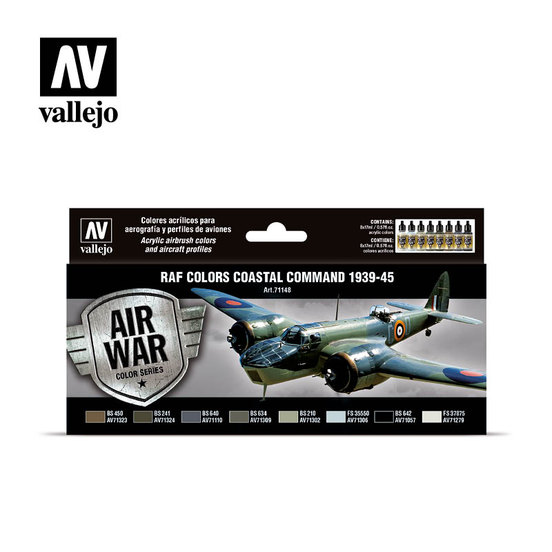 vallejo-71-148-air-war-raf-coastal-command-1939-45-farbset-8x17ml image 1