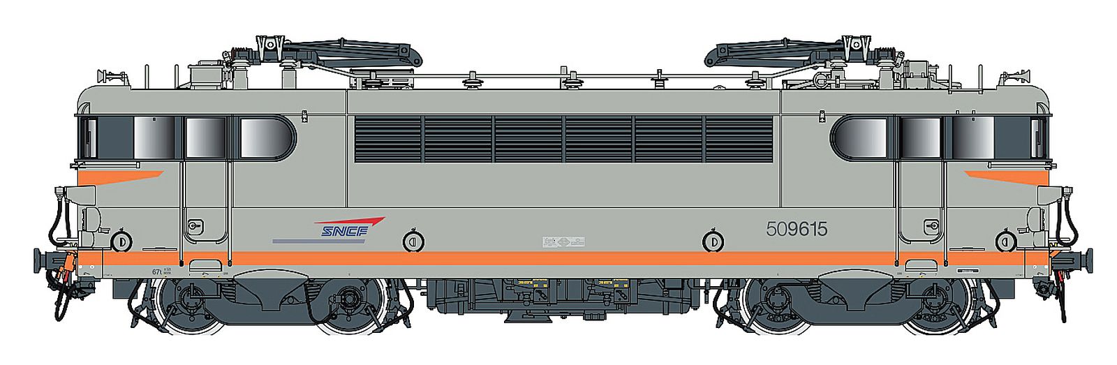 hobbytrain-elektrolok-bb-509615-sncf-ep-v-beton-ac image 1