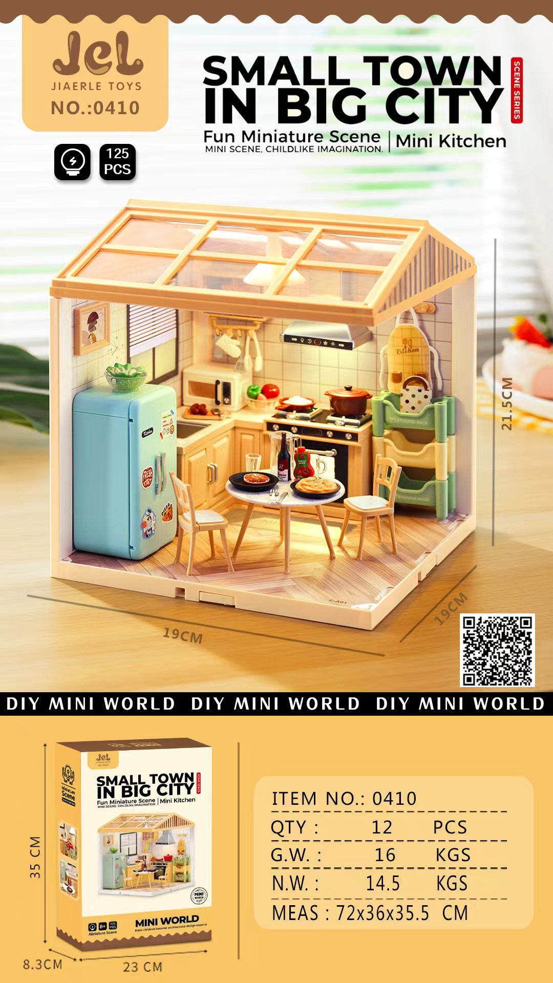 jiaerle-toys-jel-0410-mini-k-che-diy-miniaturhaus-125-tlg image 1