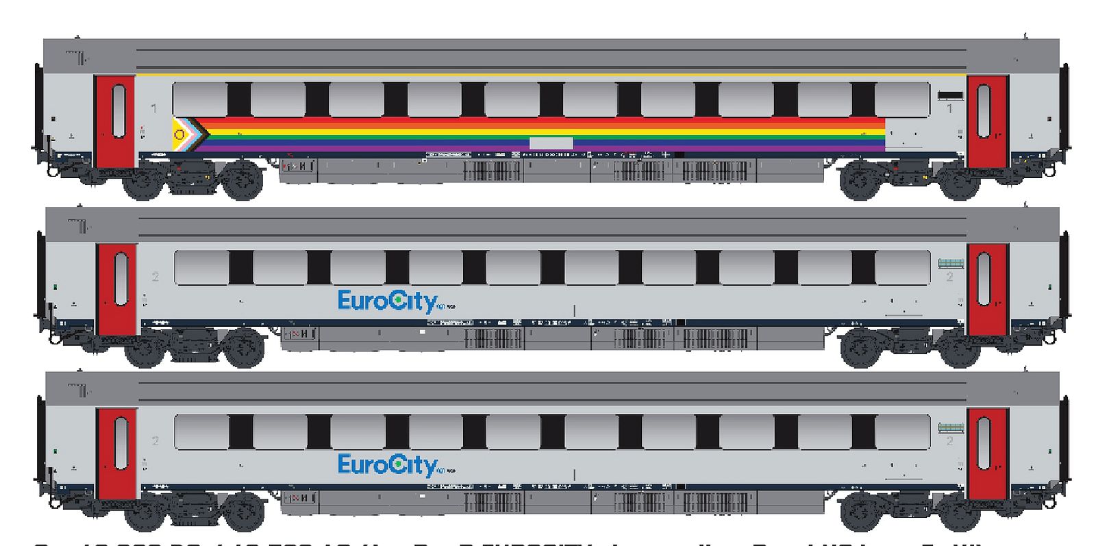 hobbytrain-i11-personenwagen-3er-set-sncb-ep-vi image 1