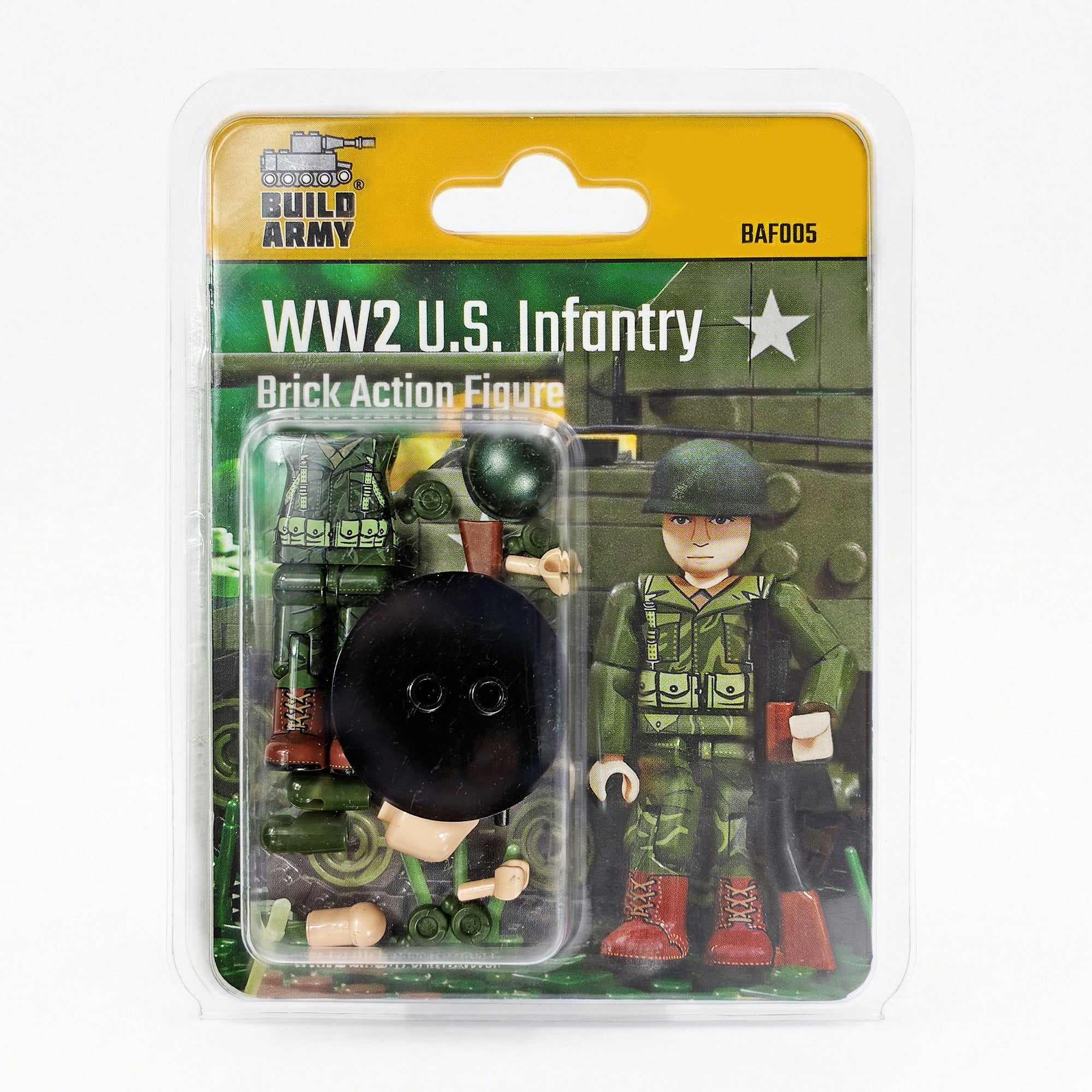 build-army-baf005-ww2-us-infantry-bausteinfigur-rifleman-5-8-cm image 5