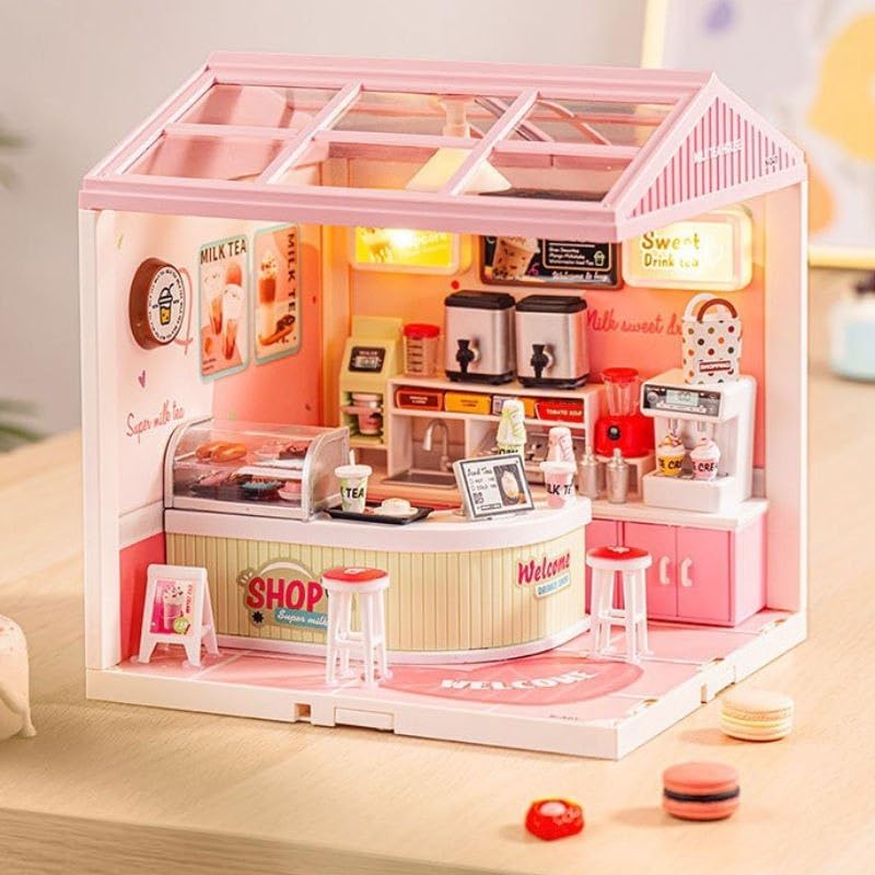 jiaerle-toys-mini-world-jel-0411-milk-tea-shop-miniaturhaus image 5