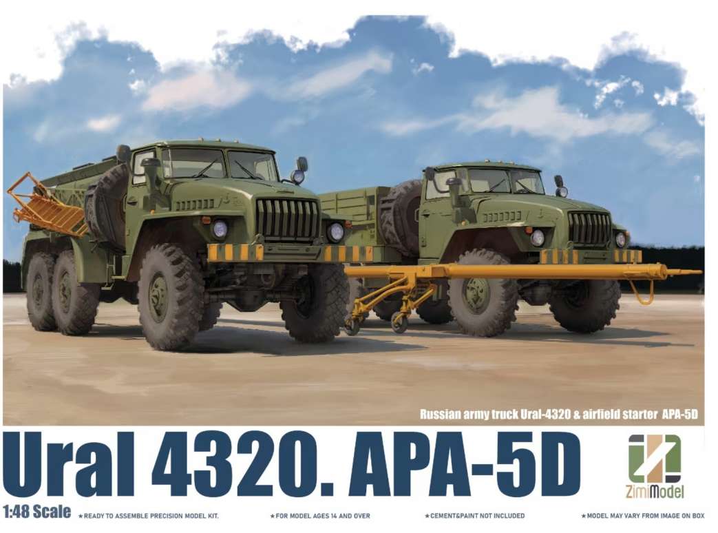 zimi-model-80159-ural-4320-apa-5d-modellbausatz-1-48 image 1