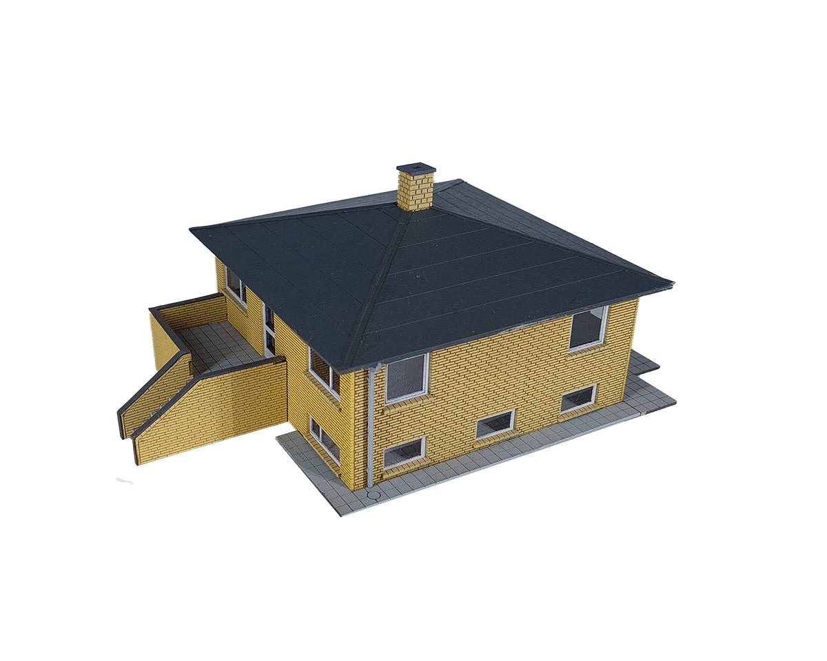 hobbytrade-villaer-ht-87291-modellhaus-bungalow-gelbe-steine image 3