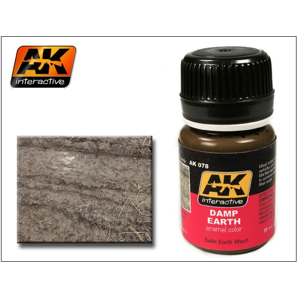 ak-interactive-078-damp-earth-35ml-enamel-weatheringfarbe image 1
