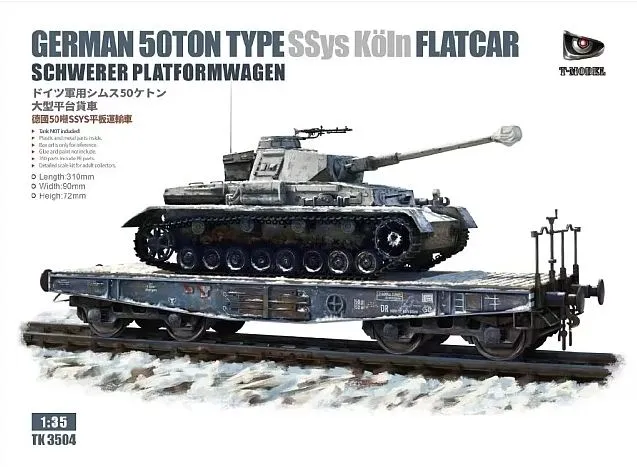 t-model-3504-ssys-k-ln-flachwagen-1-35-50t-bausatz image 1