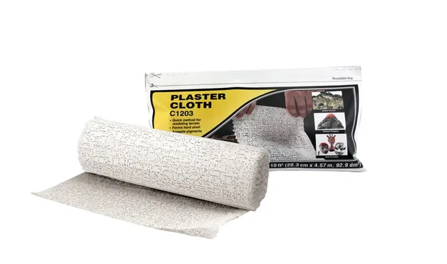woodland-scenics-c1203-plaster-cloth-gipsbinde-20-3-cm-x-4-57-m image 1