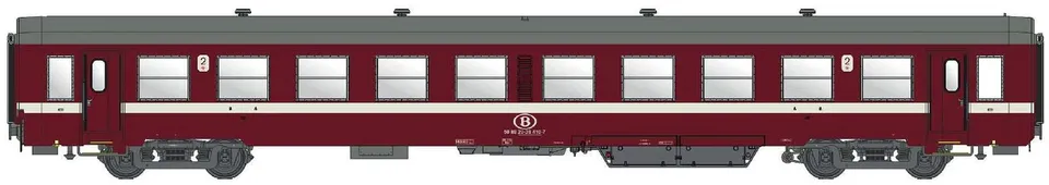hobbytrain-personenwagen-k4-b-2-klasse-sncb-ep-v-wagen image 1