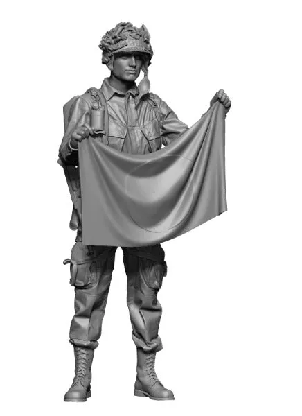 h3-models-16154-us-paratrooper-flag-figur-1-16-ww2 image 1