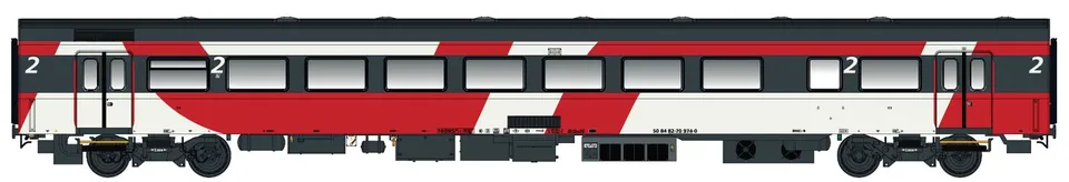 hobbytrain-icrm-bd-2-klasse-personenwagen-ns-fyra-ep-vi-wg-24 image 1
