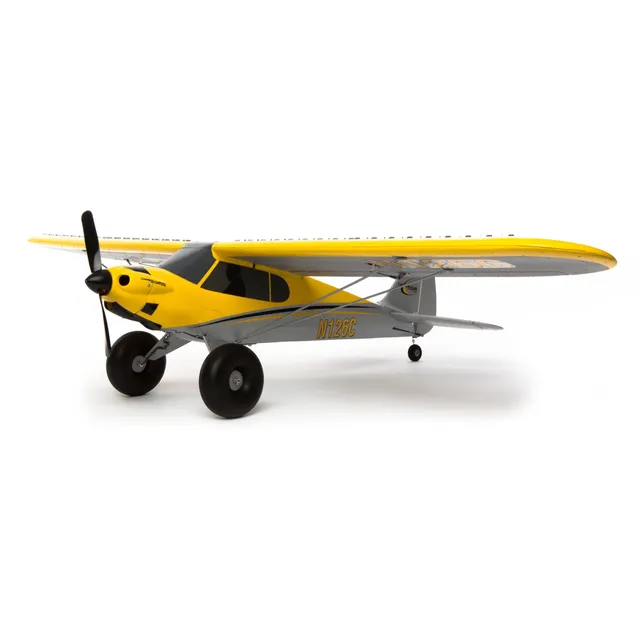 hobbyzone-carbon-cub-s-2-1-3m-rc-flugzeug-bnf-basic-safe-gelb image 1