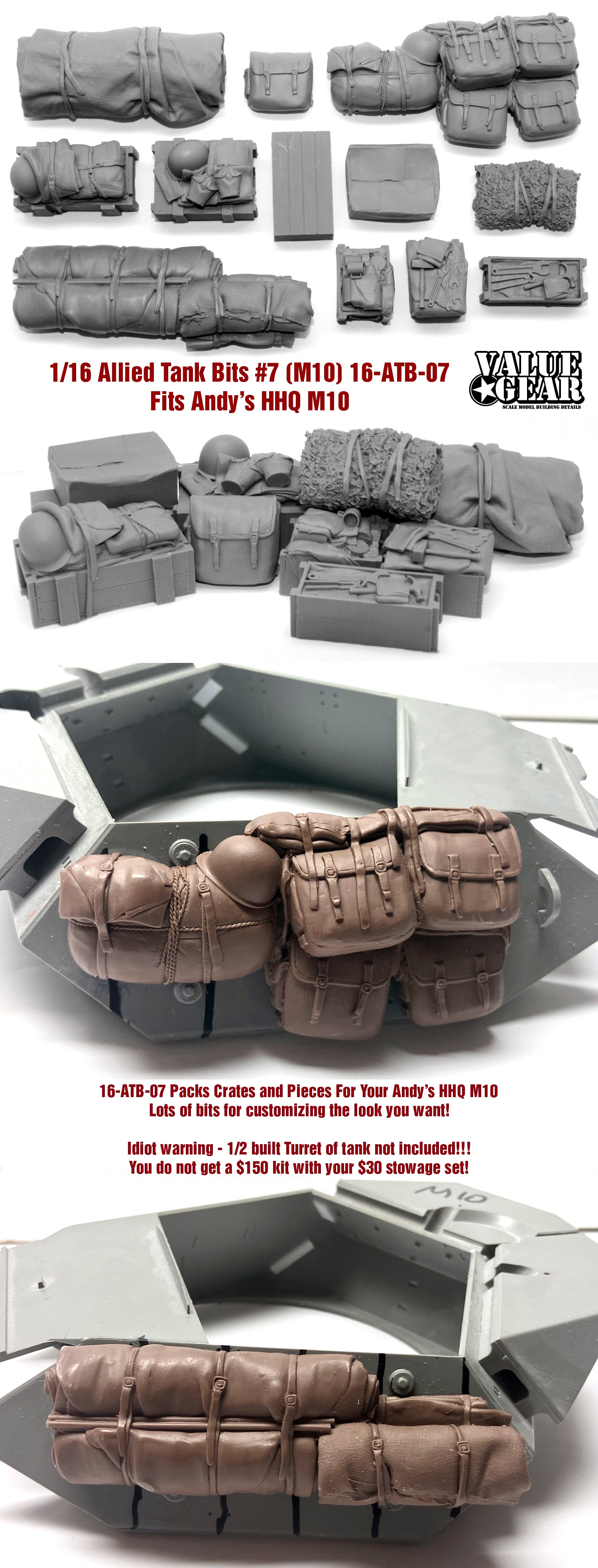 value-gear-atb07-allied-tank-bits-m10-zubeh-r-1-16-resin image 1