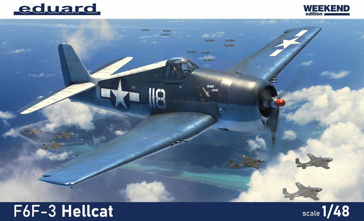 eduard-84194-f6f-3-hellcat-flugzeugbausatz-1-48-weekend image 1