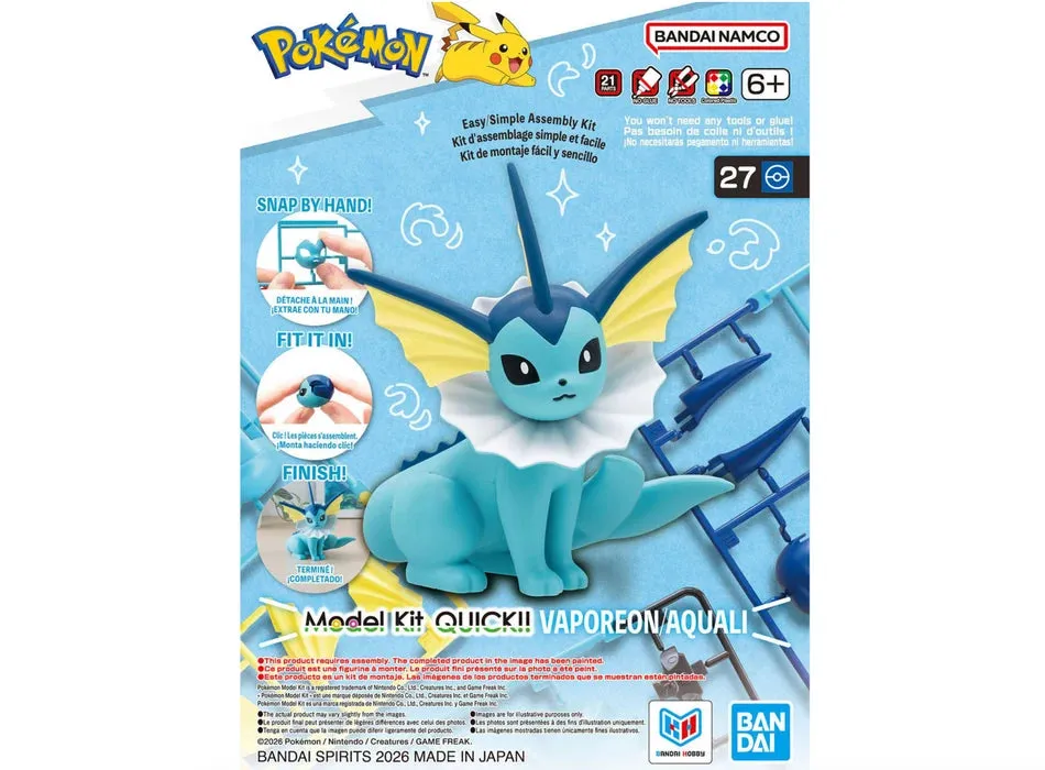 bandai-pok-mon-quick-27-vaporeon-bausatz-aquana image 1