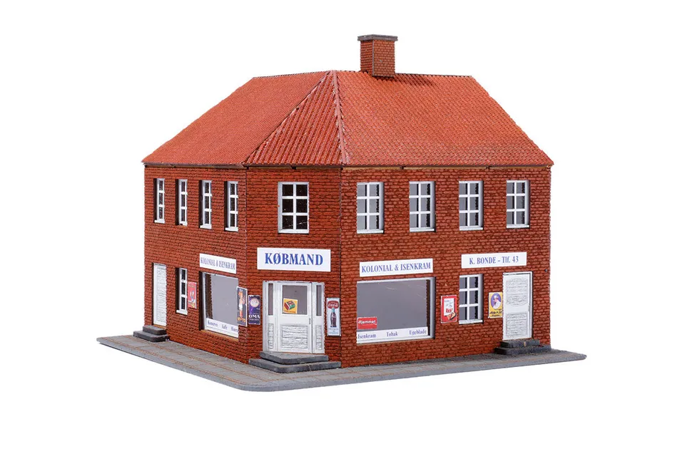 hobbytrade-danske-byhuse-ht-87200-eckhaus-modellhaus-h0-laden image 1