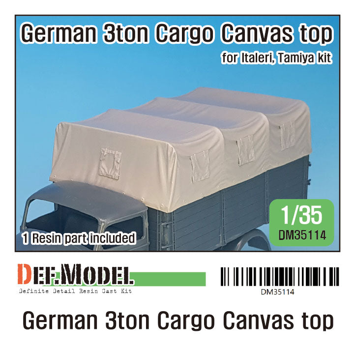 def-model-dm35114-1-35-lkw-plane-verdeck-resinbausatz image 1