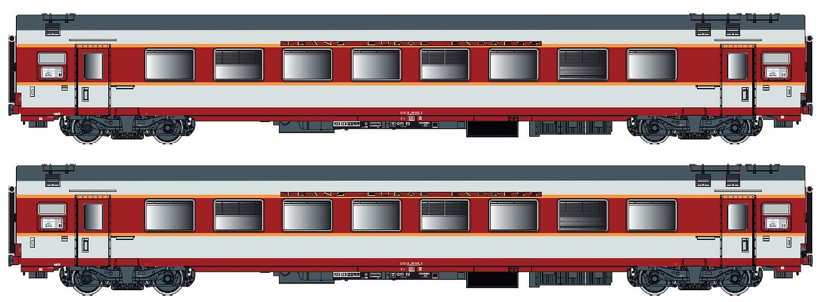 hobbytrain-gc-a8u-personenwagen-2er-set-sncf-capitole-ac image 1