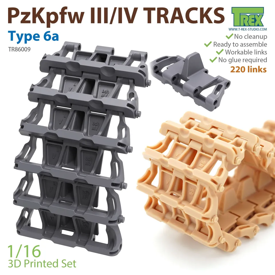 t-rex-86009-pzkpfw-iii-iv-tracks-type-6a-1-16-3d-druck image 1
