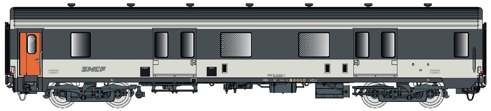 hobbytrain-zubeh-r-packwagen-mc76-dd2-sncf-corail-spur-n image 1