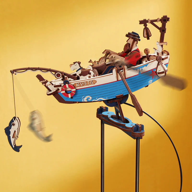 rokr-ocean-fisher-mcd02-3d-holzpuzzle-pendel image 2