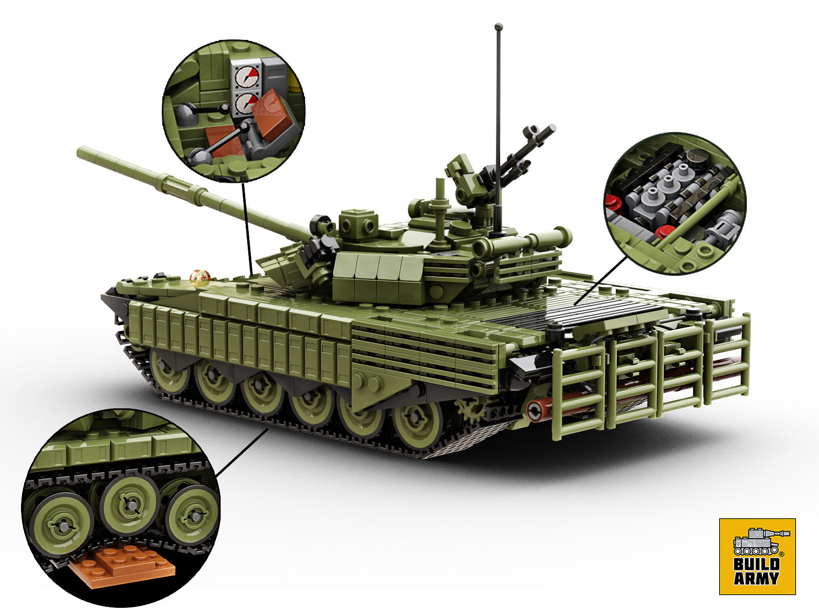 build-army-bam004-t72b-kampfpanzer-klemmbausteine image 3