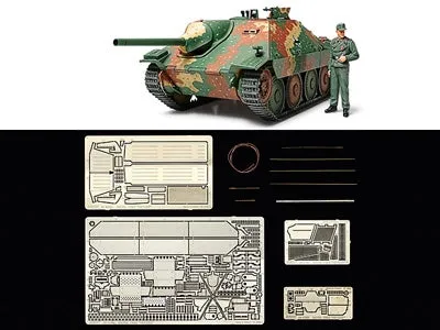tamiya-25156-hetzer-mid-panzer-bausatz-1-35-aber-metallrohr image 1