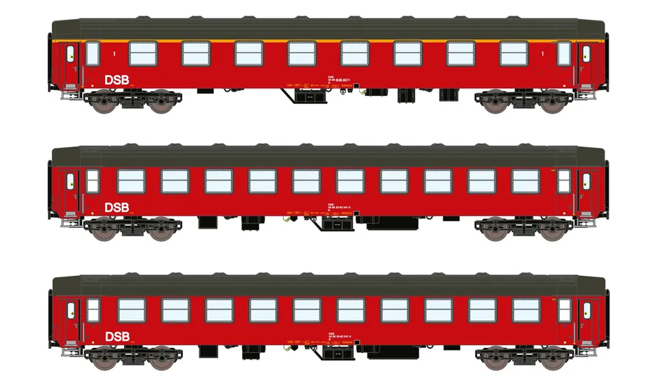 hobbytrain-personenwagen-uic-y-dsb-a-b-b-3er-set-ep-iv-spur-n image 1