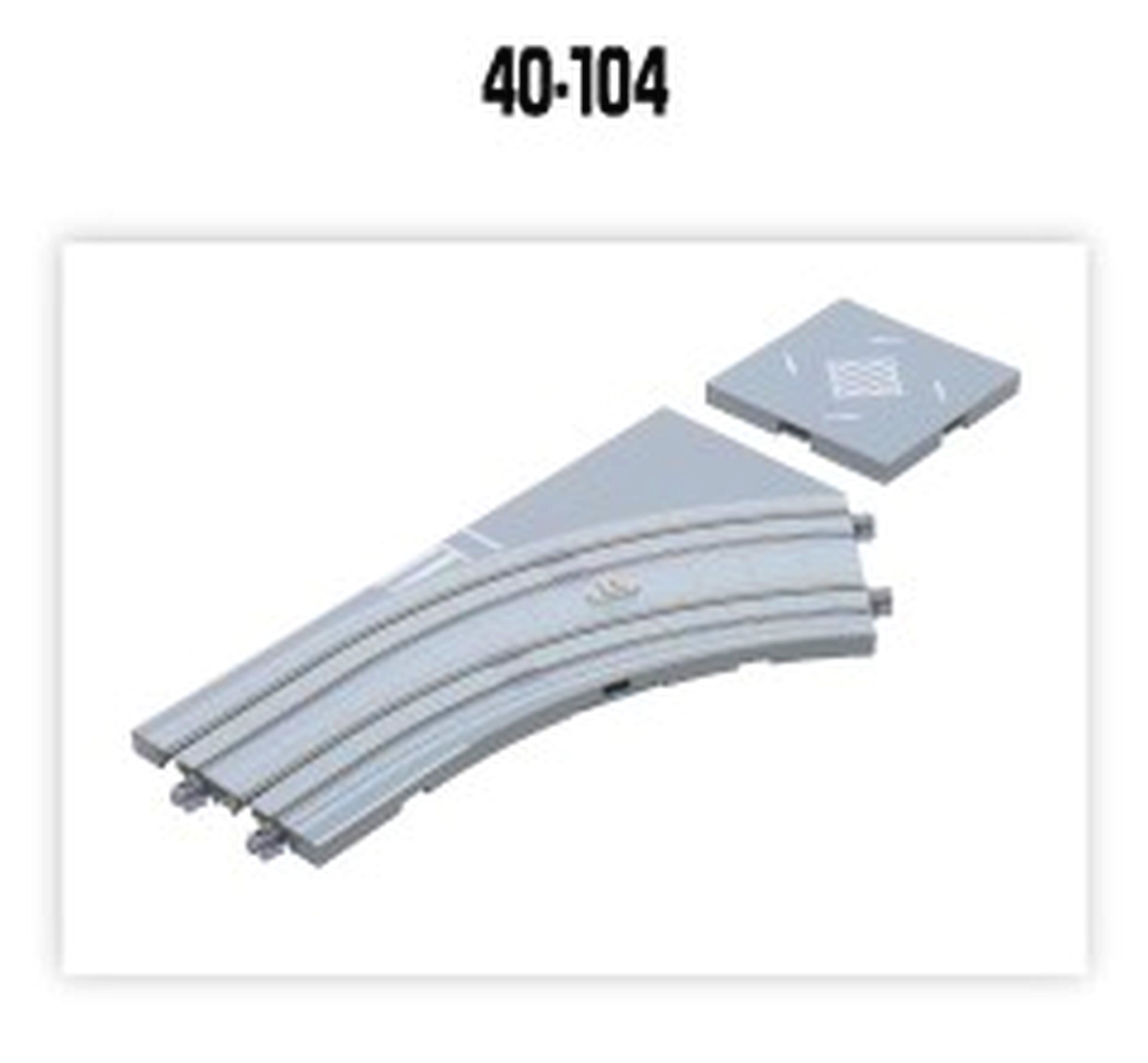 hobbytrain-unitram-r180-45-gebogenes-gleis-rechts image 1