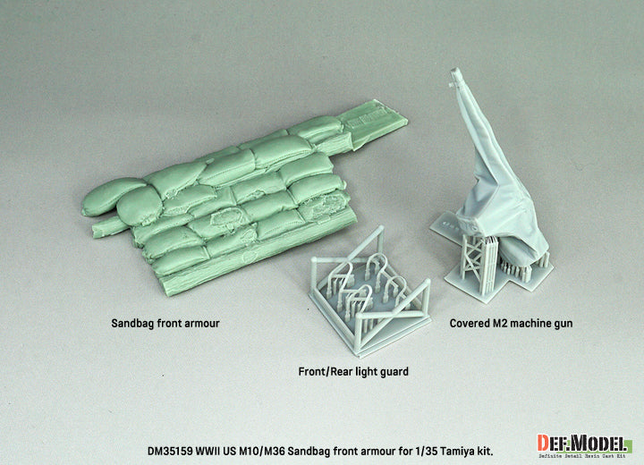 def-model-dm35159-m10-m36-sandsackpanzerung-1-35-tamiya image 2